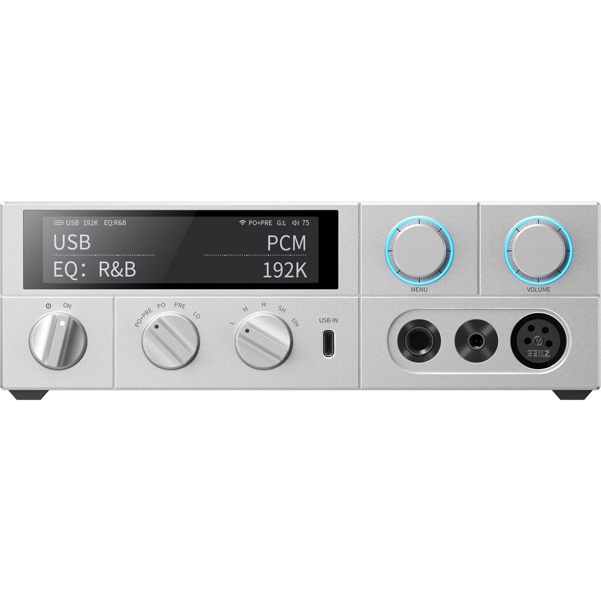 FiiO K17 silver - High-Fidelity Headphone Amplifier 