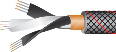 Wireworld Silver Starlight 8 RCA/BNC 0,5m koaksialkabel, sølvbelagte stik, sort og rød kappe, nærbillede