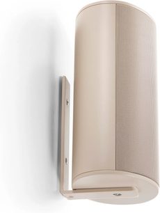Компактна hi-fi тонколона Canton Puro 30 пясъчна, цилиндричен формат с перфорирана решетка, страничен стенен монтаж