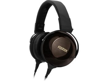 Fostex TH-900 Mk2 Onyx Black kablet hi-fi hodetelefon, rundt øret, med blanke svarte ørekopper og polstret hodebøyle