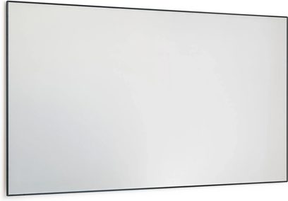 Projeo Frame ALR UST 100 projektionslærred lysegrå med tynd sort ramme set forfra