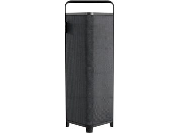 Преносима Bluetooth колона Sonoro Vibes XL, черна, висок формат, с тъмносив текстилен корпус и черна дръжка за носене