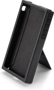 Sort Astell&Kern PD20-etui set bagfra, i hardcase-format med sideudskæring og bageste støtteklap