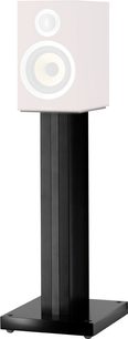 Bowers & Wilkins FS-CM S2 sort højttaler, rektangulær, lodret sort struktur med hvid, rund højttaler på forsiden