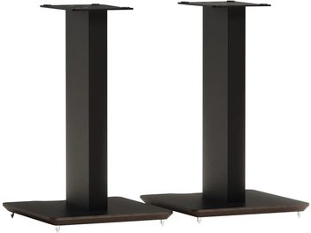 Paire de pieds d’enceinte Block Axis 500 noir satin avec plateaux carrés et pointes de découplage