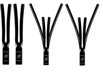 Audioquest Rocket 44 SBW cable accessory black sleeve with 2 forked ends and white inscriptions