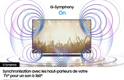 Visning af Q-Symphony lydsystemet