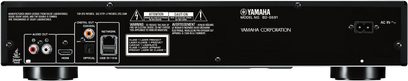 Yamaha BD-S681 sort Blu-ray-afspiller, bagside, HDMI-, USB-, netværks-, optisk, koaksial- og analogforbindelser