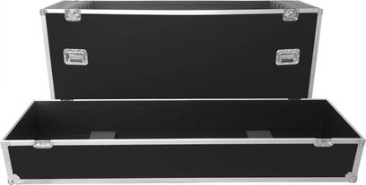 Power Acoustics Flight 4 ekran 50/65 siyah, açık, gümüş renkli kenarlıklı ve gömme kulplu taşıma kasası