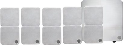 Set di diffusori compatti Cambridge Audio MSX20 5.1 bianco, cinque satelliti bianchi e subwoofer coordinato