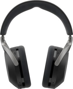 Beyerdynamic Aventho 300 fekete Bluetooth-os vezeték nélküli hi-fi fejhallgató, előlről nézve, párnázott fejszíj, kör alakú fülpárnák, fém tartóelemek