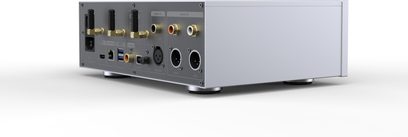 Zidoo Neo S multimedie-afspiller, bagside, analog og digital audio/video-tilslutning, USB-porte og netværksporte