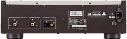 Denon DCD-2000AE sort CD-afspiller, bagside, analoge og digitale lydstik, kontakt, strømstik