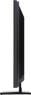Televizor Pioneer PDP-LX5090H, pohled z boku, plochá černá obrazovka, tenký černý rám, černý a stříbrný obdélníkový stojan