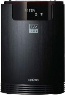 Odtwarzacz sieciowy AV Dvico TVIX7000 500 GB czarny, widok z przodu, wyświetlacz LED "4:254 0:13", logo "TVix" na przednim panelu