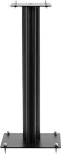 Підставка для колонок Norstone Design Stylum 3 чорна сатинова, трубчаста структура чорна матова, прямокутна основа з регульованими ніжками