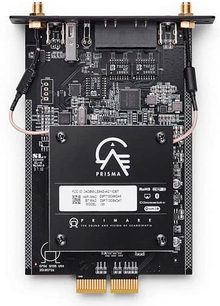 Tarjeta de expansión para electrónica de alta fidelidad Primare Módulo SM35 Prisma negra, vista superior, componentes electrónicos visibles
