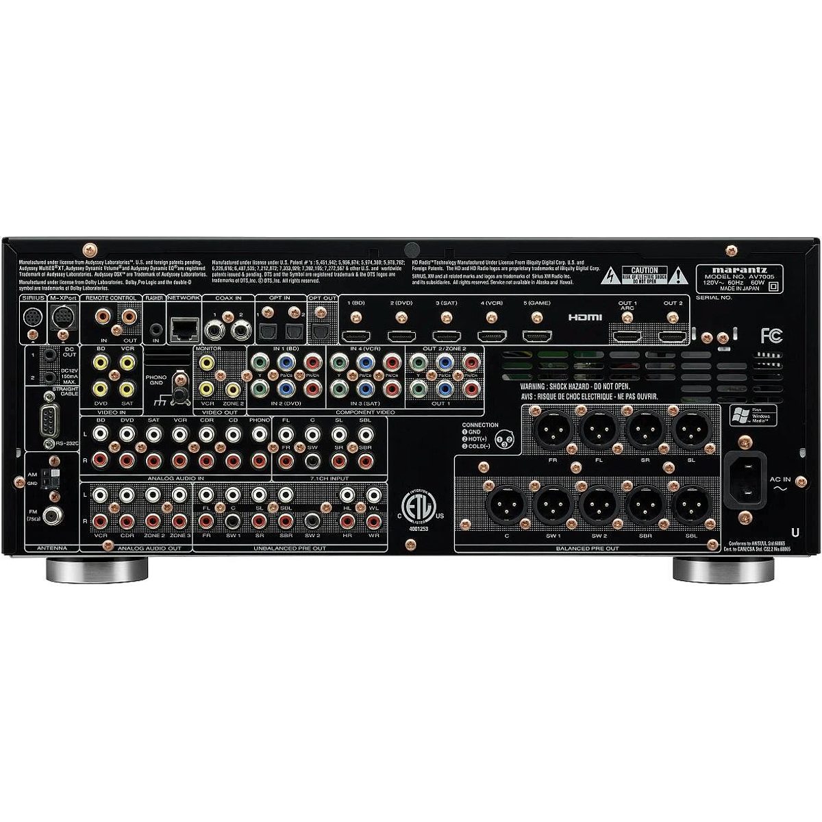 Marantz AV7005 - Home Theater Preamp or Audio-Video Processor