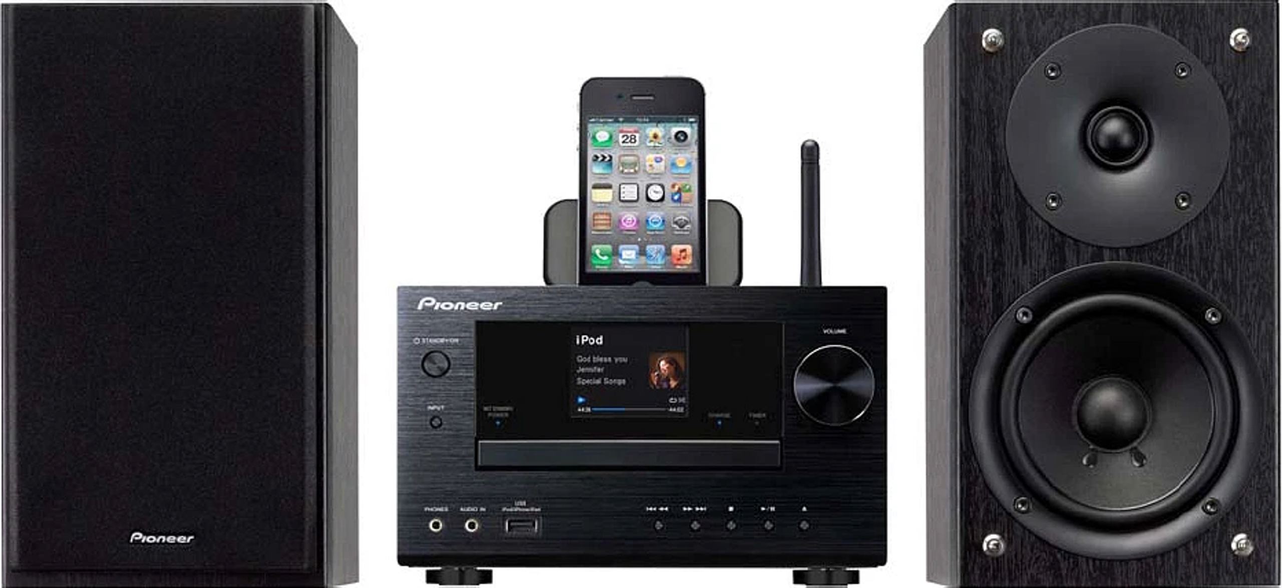 Pioneer X-HM71 black - Mini Hi-Fi System - HomeCineSolutions