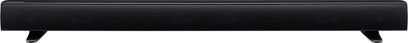 Sort Pioneer DCS-SB314 soundbar, set forfra, aflang rektangulær form, sort gitter på forsiden