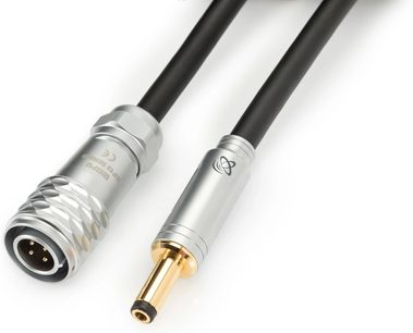 HYPSOS viene fornito con uno dei due cavi di alimentazione CC di alta qualità dotati di spina CC da 5,5 x 2,5 mm e presa CC da 5,5 x 2,1 mm