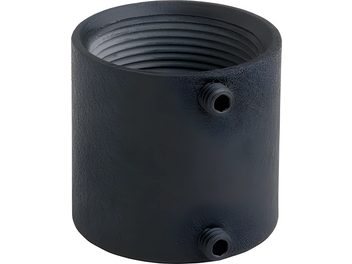 Stöd för projektor Chief CMA270 cylindrisk svart med texturerad yta, synlig invändig gänga och 2 gängade hål