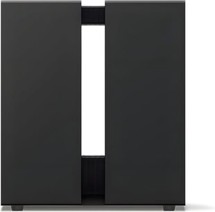 Sony BRAVIA Theatre Sub 9 subwoofer i sort, rektangulært design med central åbning, set forfra