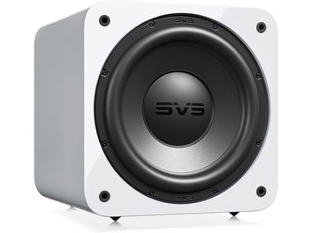 SVS SB-3000 R|Evolution kompakt, fehér, lakkozott mélyláda fekete előlapi hangszóróval