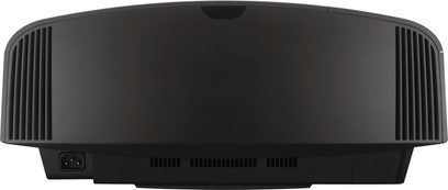Sony VPL-VW590ES sort videoprojektor, bagside, ventilationsgitre, tilslutninger og strømstik