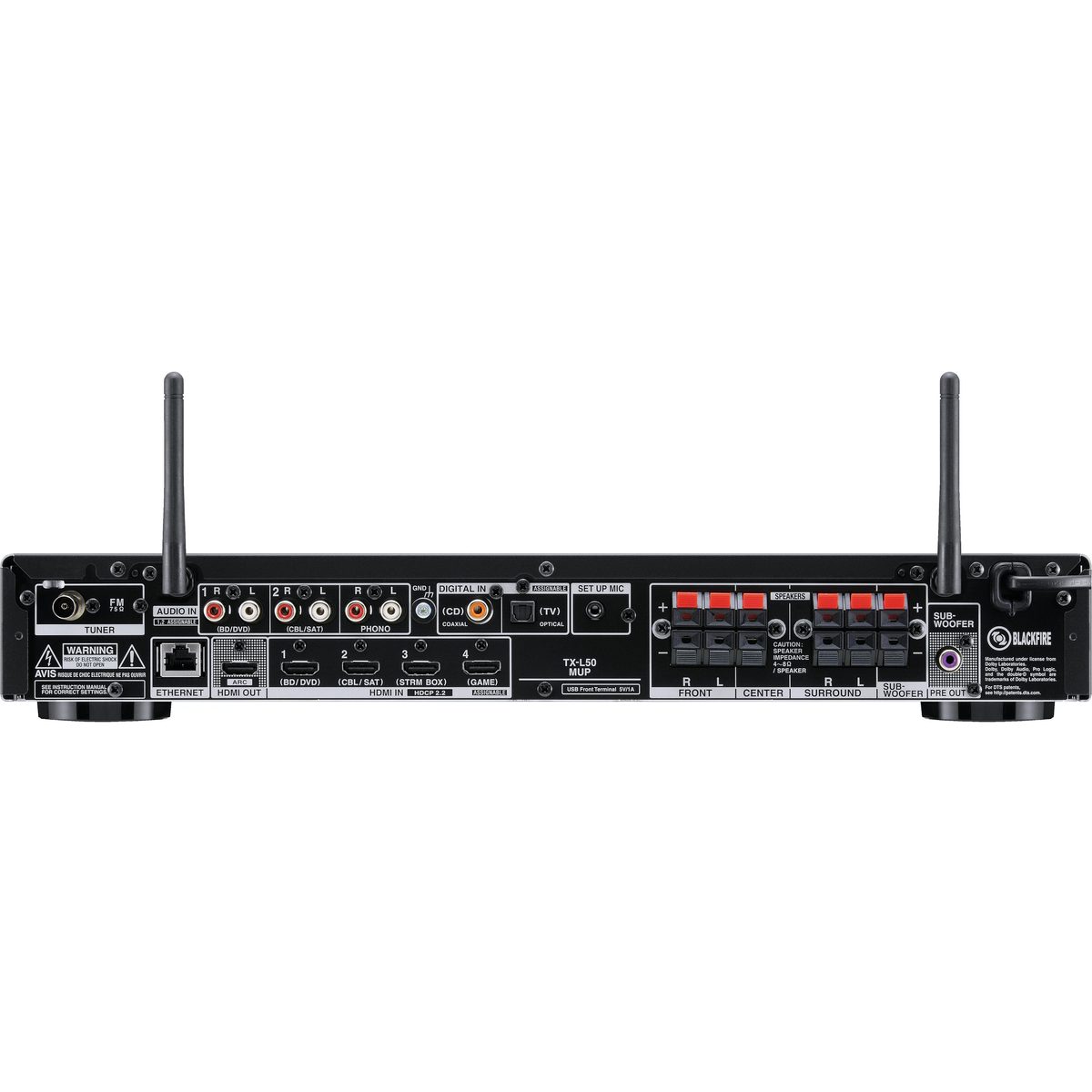 Onkyo TX-L50 black - Home Theater Receiver - HomeCineSolutions