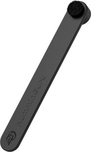 Brosse de nettoyage HumminGuru Stylus Cleaner noire, avec manche long et plat et petite tête ronde à poils courts