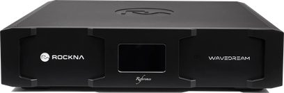 DAC ROCKNA Wavedream Reference sort, frontpanel med central skærm og skulpturerede sidepaneler