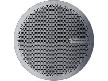 Monitor Audio kõlari võre Première ümmargune võre matt metallik-hall, kontsentrilised perforatsioonid