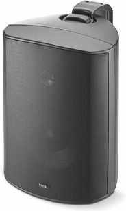 Focal 100 OD6 sort højttaler, cylindrisk form, sort gitter, synlig højttaler, håndtag øverst