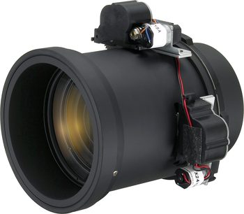 Replacement lamp Mitsubishi OL-XD2000TZ for projector, black cylindrical shape, visible motors and cables, side view