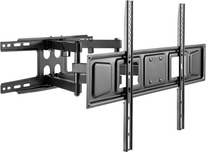 Norstone Mount FULL MOTION 120 Schwenkbare TV-Wandhalterung, matt schwarz, Metallkonstruktion mit beweglichen Armen