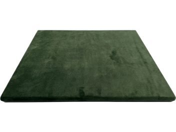 Absorbeur acoustique Artnovion Luxor Grand panneau rectangulaire vert foncé vue en perspective