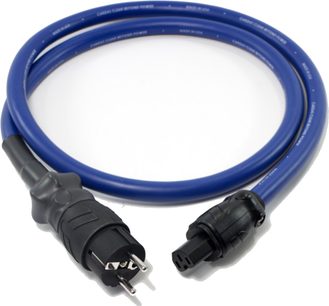 Napájecí kabel Cardas Clear Beyond Power 1m modrý s černými konektory Schuko a IEC
