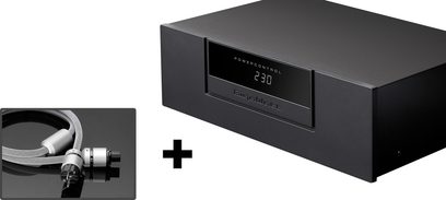 GigaWatt PowerControl sort strømkonditionering, LS-1 Evo+ 1,5m kabel, LED-skærm, metalkabinet