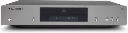 CD-програвач Cambridge Audio CXC V2 антрацитово-сірий, сріблясте оздоблення, вигляд спереду, цифровий дисплей, кнопки керування