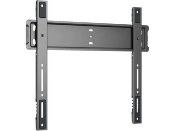 Svart Vogel's Elite TVM 5505 TV-veggfeste, med horisontal plate og to vertikale skinner med utsparinger
