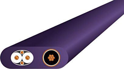 Kabel USB Wireworld Ultraviolet 7 1M, fioletowa obudowa, czarne złącza USB typu A i typu B z pozłacanymi stykami