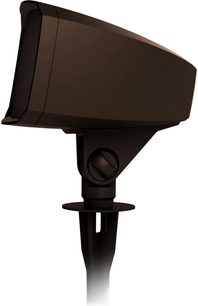 Klipsch PRO-500T-LS lauko garsiakalbis, tamsiai rudas, ant kuolo, vaizdas iš šono
