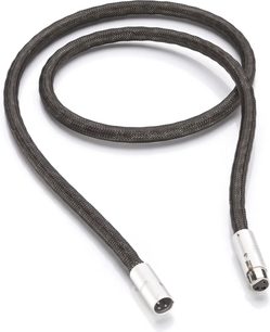 Inakustik Referenz NF-1205 AIR XLR-kabel 2 m med sort flettet kappe og sølvfarvede stik