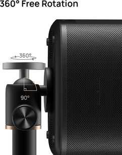 Stropní držák černé barvy pro videoprojektor XGIMI X-Floor s volnou rotací o 360° a náklonem o 90°