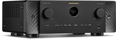 Marantz Cinema 60 DAB Serie 2 hjemmebiografforstærker i sort, set forfra med centralt display og to drejeknapper