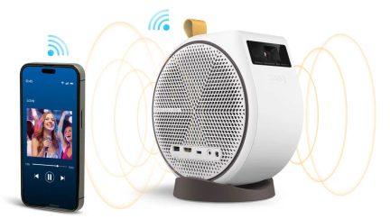Ascolta la musica dal tuo cellulare tramite Wi-Fi e goditi la tua musica come preferisci passando alla modalità altoparlante wireless. Ottima musica per una vita movimentata.