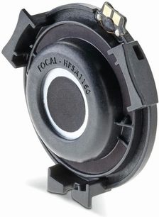 Focal HPSA1150 hovedtelefoner set fra venstre profil, i sort farve, med ovale ørepuder og metalgitre på ørekopperne