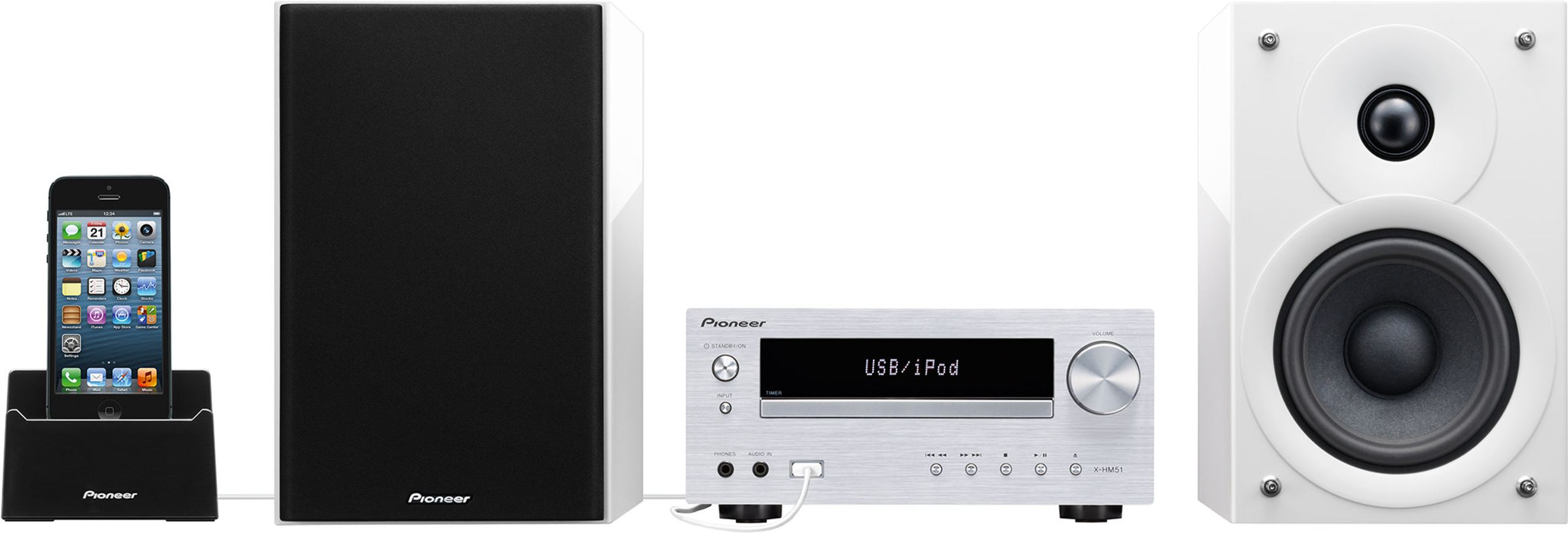 Pioneer X-HM51-W - Mini Hi-Fi System - HomeCineSolutions