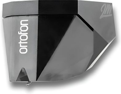 Přenoska Pro-Ject Pick it 2M-Silver v metalicky šedé barvě, detailní pohled zepředu, trojúhelníkový tvar